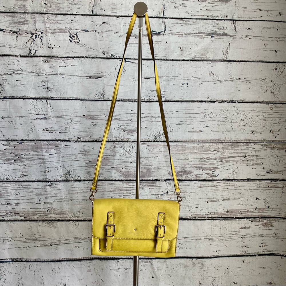 Kate Spade Essex Scout Medium Yellow Leather bag